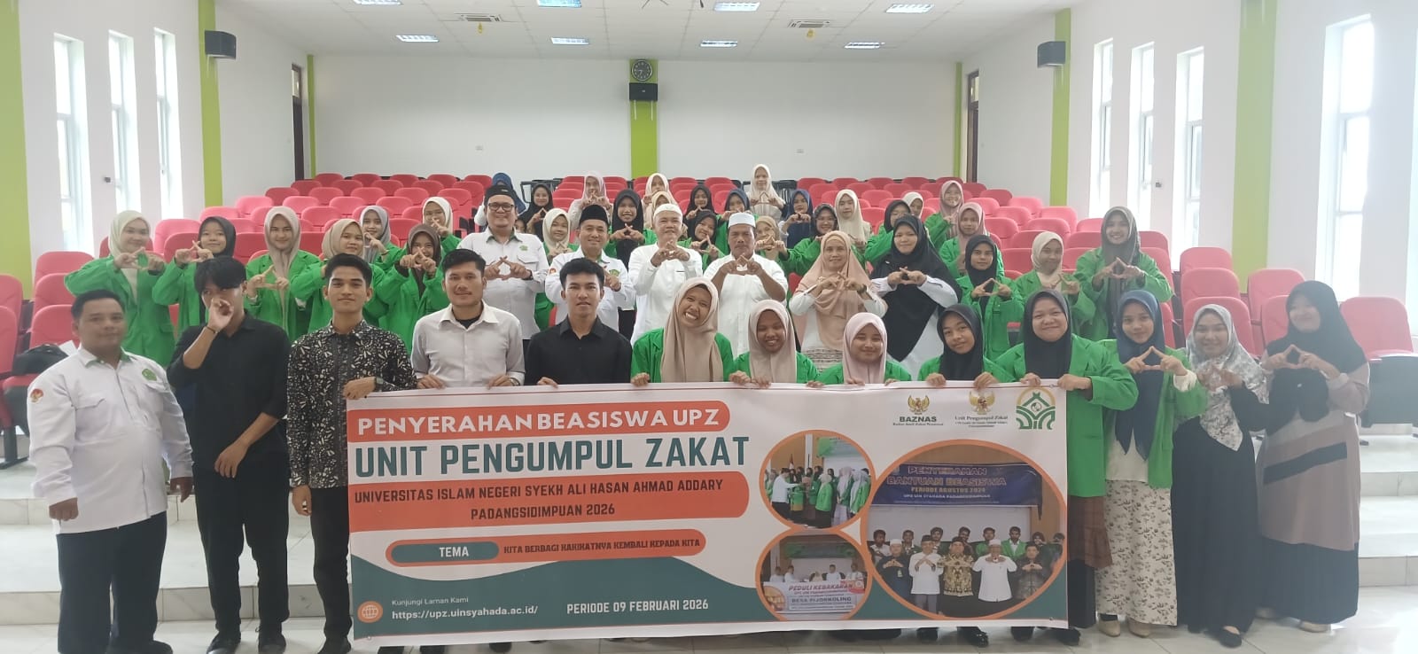 UPZ UIN Syahada Kembali Salurkan Beasiswa; Wujudkan Kepedulian dan Dukung Prestasi Mahasiswa Melalui Program Beasiswa